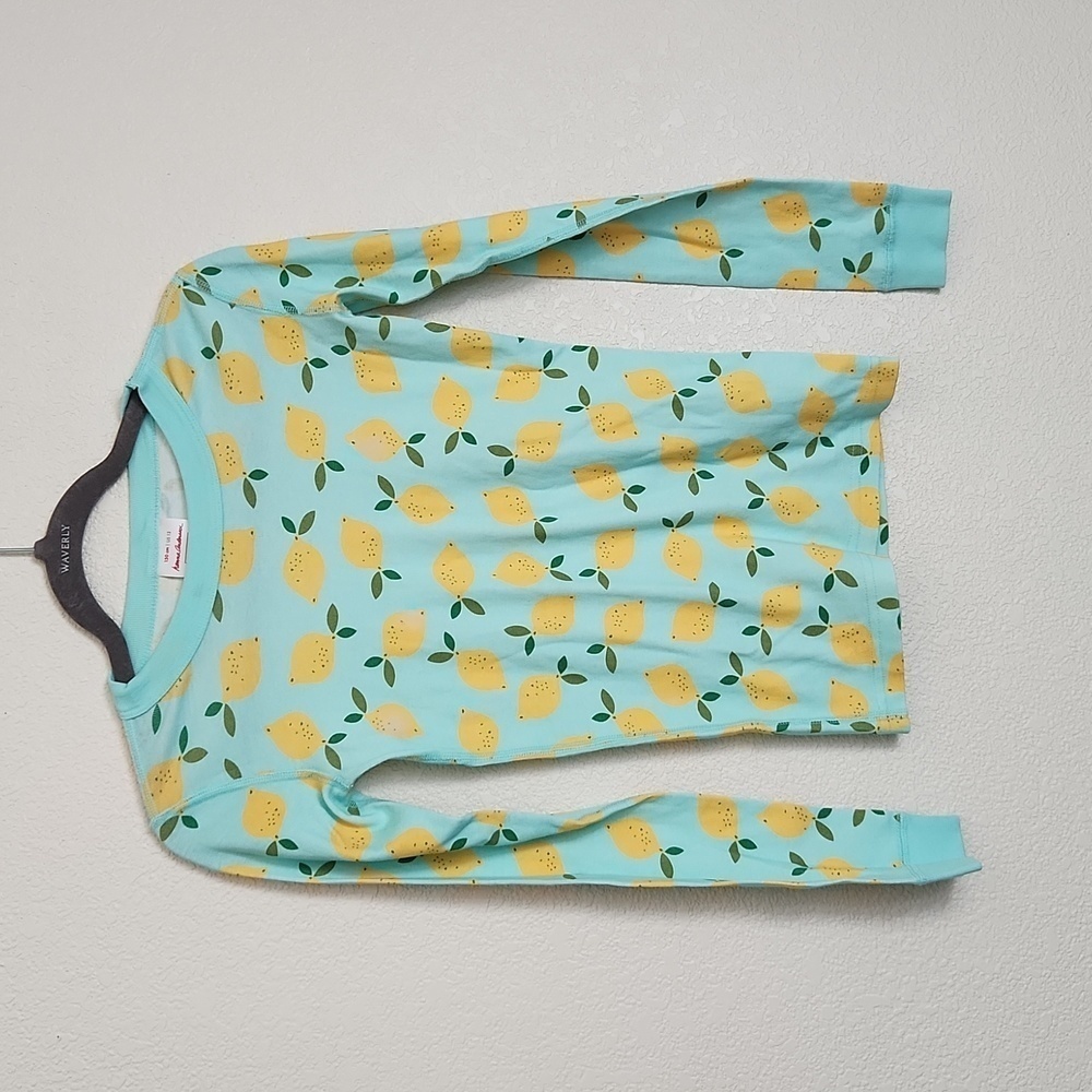 Hanna Andersson lemon‎ long sleeve top, size kids 12